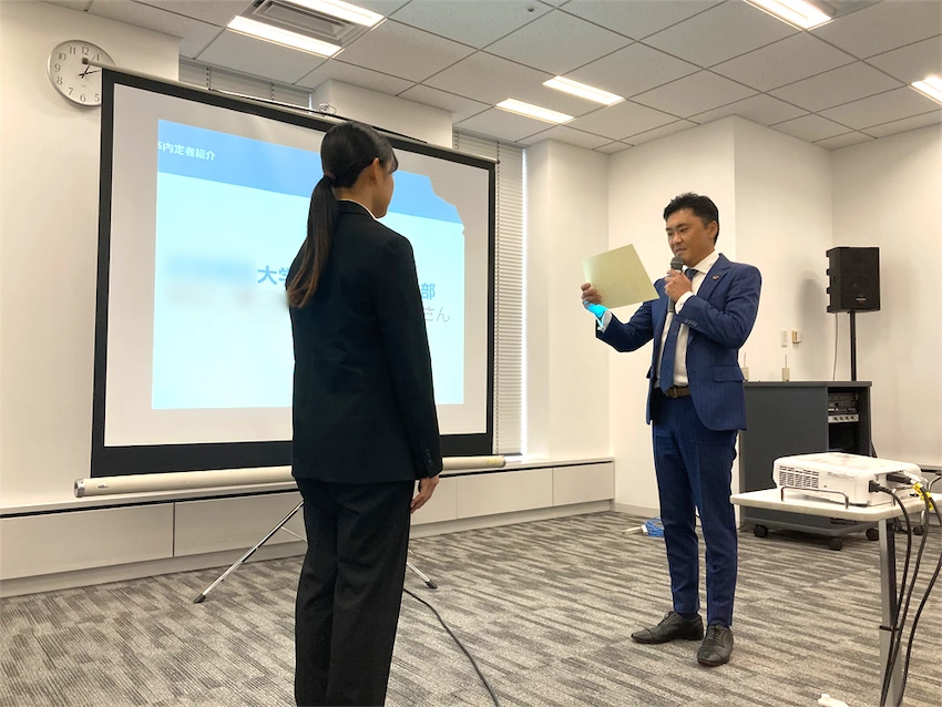 内定式_2024年度入社_ユニバーサルエコロジー株式会社