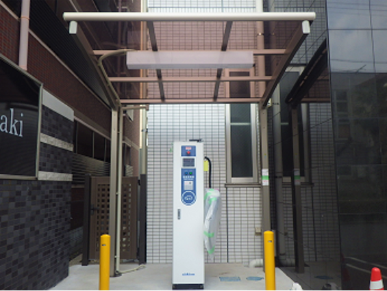 急速充電器施工事例_マイホテル岡崎
