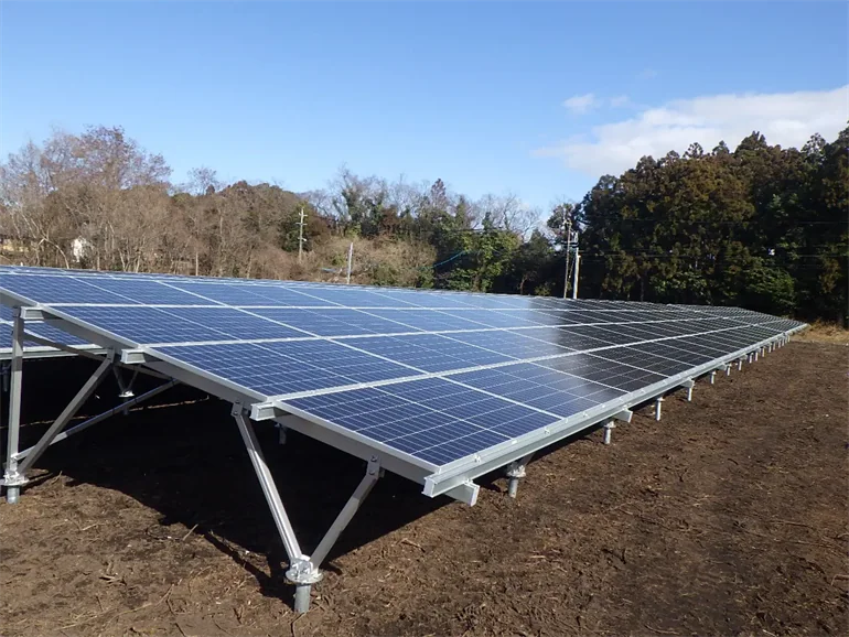 売電型太陽光発電所_ユニバーサルエコロジー施工実績_三重県いなべ市