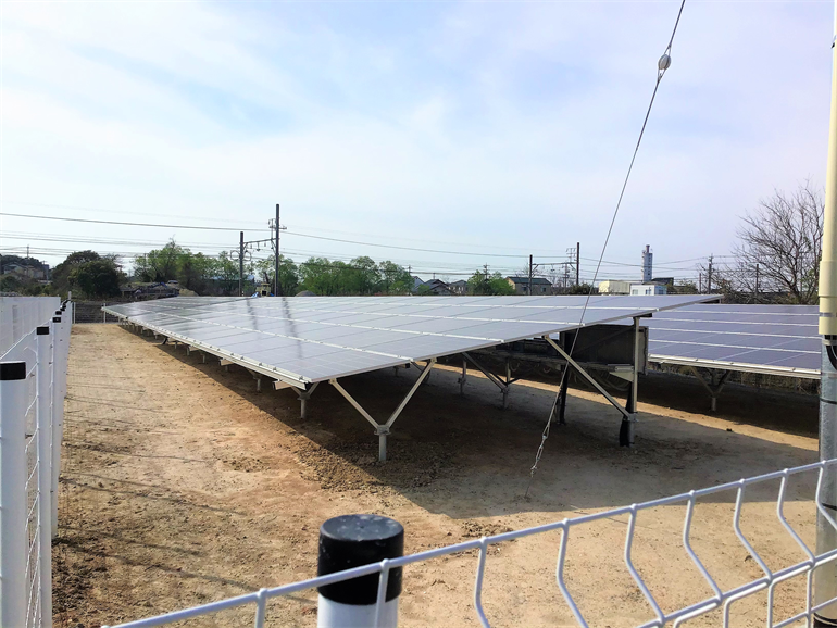 施工事例_低圧受電_売電型太陽光発電_愛知県知多郡_ユニバーサルエコロジー