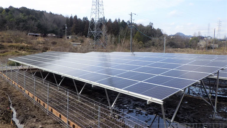 売電型太陽光発電所_岐阜県関市_ユニバーサルエコロジー施工実績