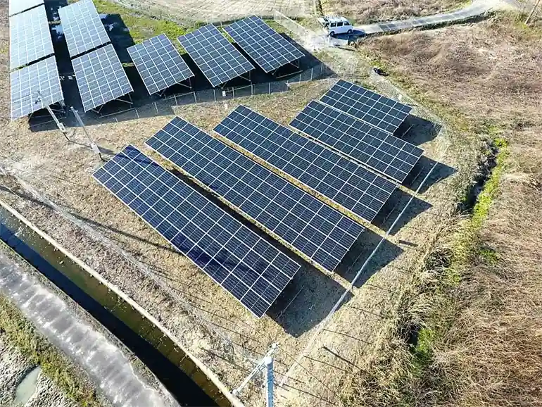 三重県桑名市_売電型太陽光発電_施工実績
