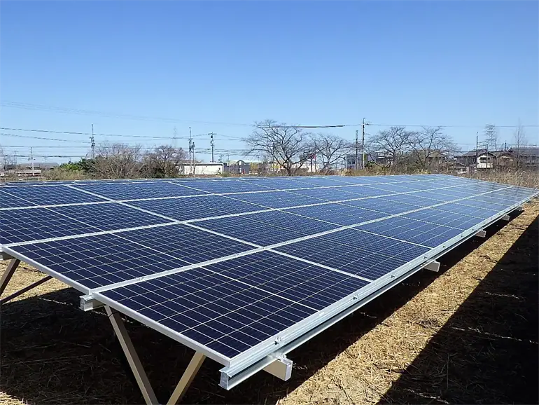 三重県桑名市_売電型太陽光発電_施工実績