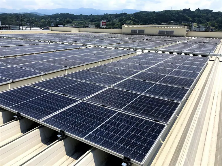 自家消費太陽光発電システム改修_バロー松尾店_ユニエコ施工事例