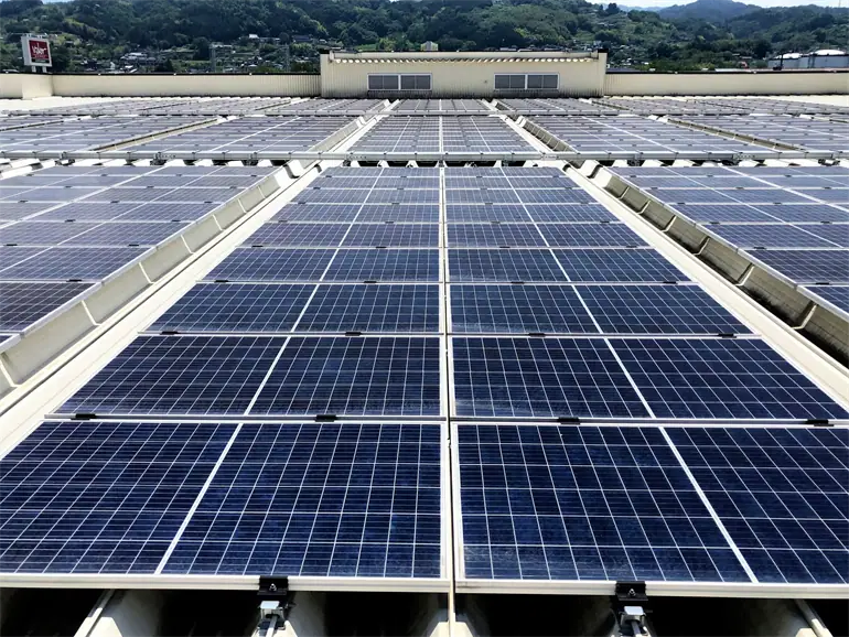 自家消費太陽光発電システム改修_バロー松尾店_ユニエコ施工事例