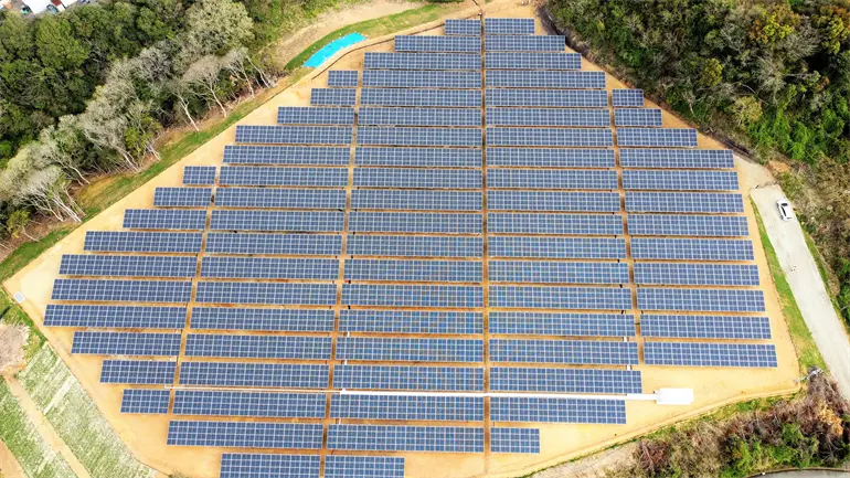売電型太陽光発電_施工実績_福岡県嘉麻市