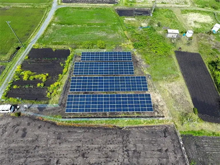施工実績_売電型太陽光発電_愛知県新城市