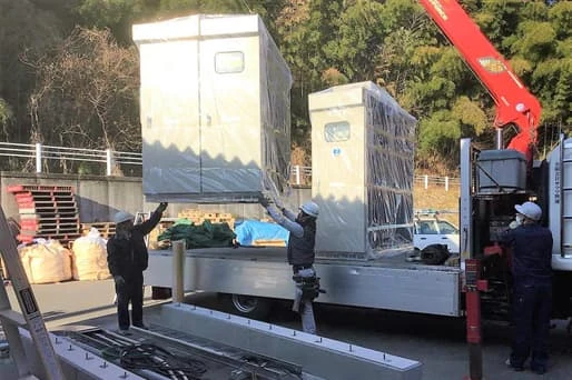 自家消費型太陽光発電_施工風景