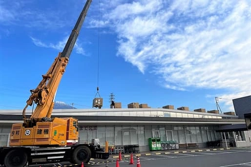 自家消費型太陽光発電_施工風景