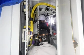 自家消費型太陽光発電_キュービクル改造風景