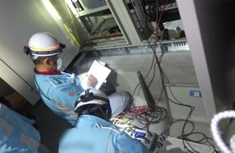 自家消費型太陽光発電_キュービクル改造風景