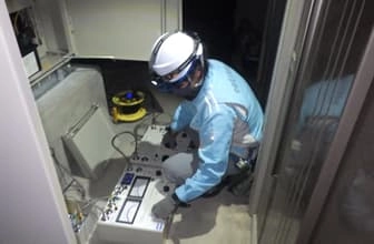 自家消費型太陽光発電_キュービクル改造風景