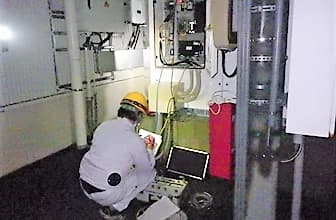 自家消費型太陽光発電_キュービクル改造風景