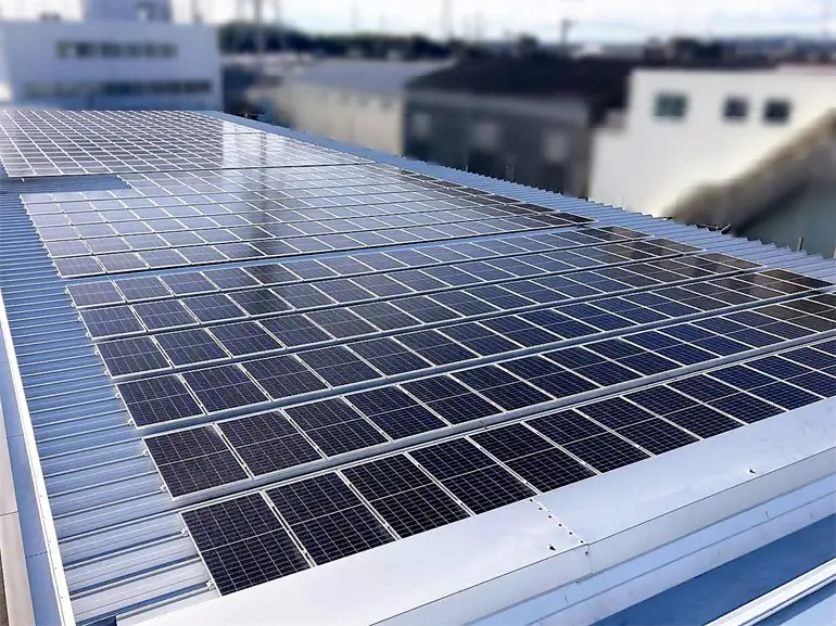 施工事例_自家消費型太陽光発電_株式会社中京様豊明新工場