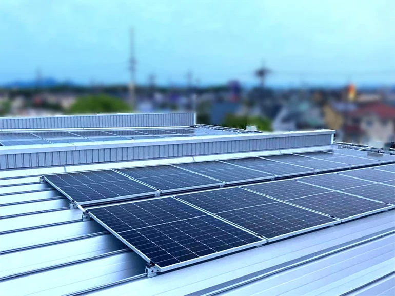 宿泊施設屋根上太陽光発電_完全自家消費型_滋賀県守山市