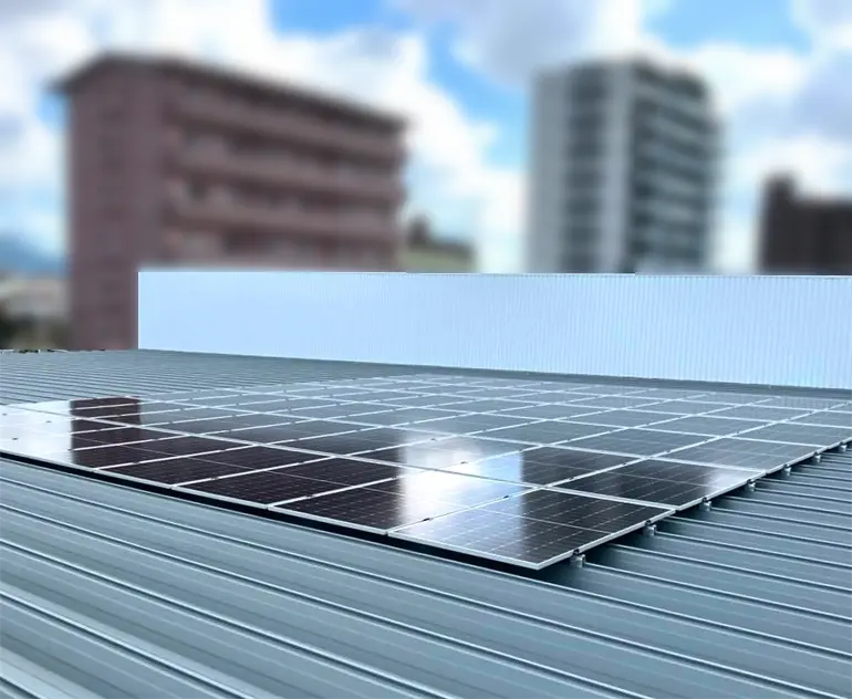 乳幼児用品チェーン_自家消費型太陽光発電_岐阜市茜部大川