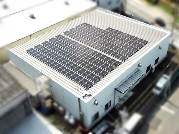 自家消費型太陽光発電_株式会社野呂テック第二工場