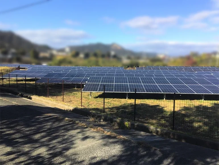 山口県防府市_野立て_売電型太陽光発電
