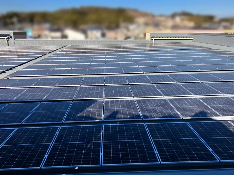 スーパーマルハチ伊川谷店_自家消費型太陽光発電
